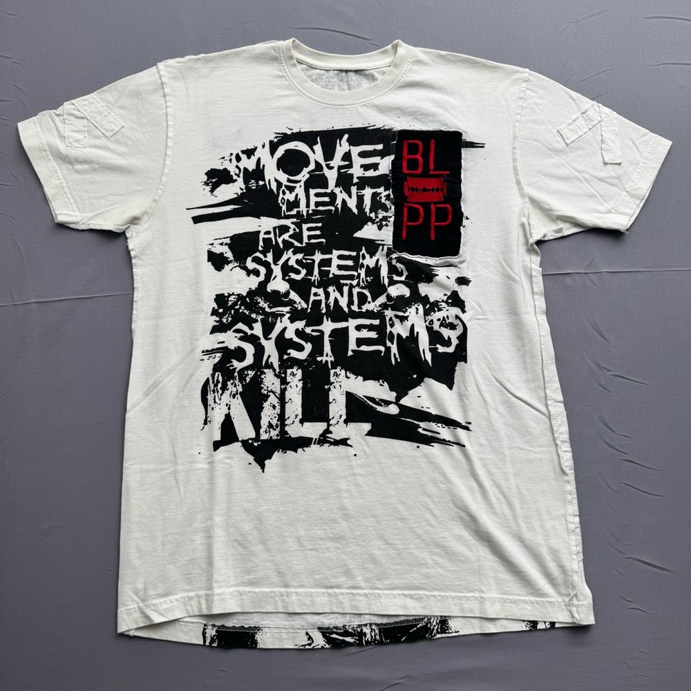 BLPP Black Label Men's Short Sleeve Vintage Y2K Style Graphic Tee